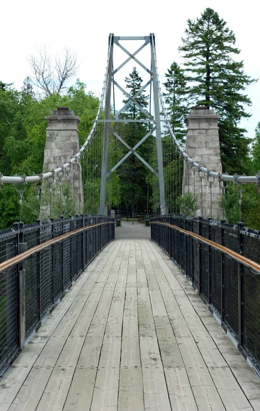 stock image Suspension Bridge with handrails