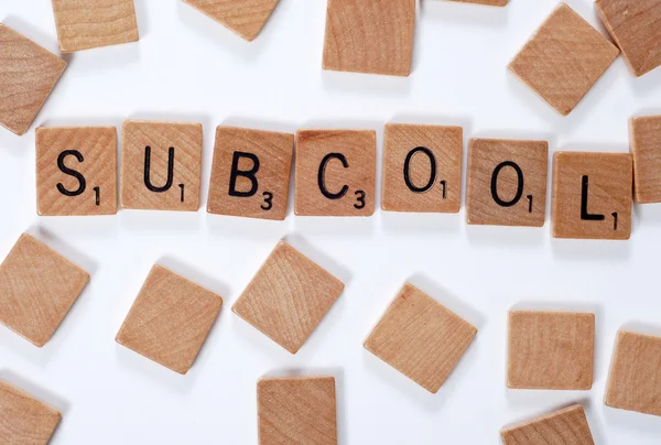 Nowe słowo: subcool — Zdjęcie stockowe