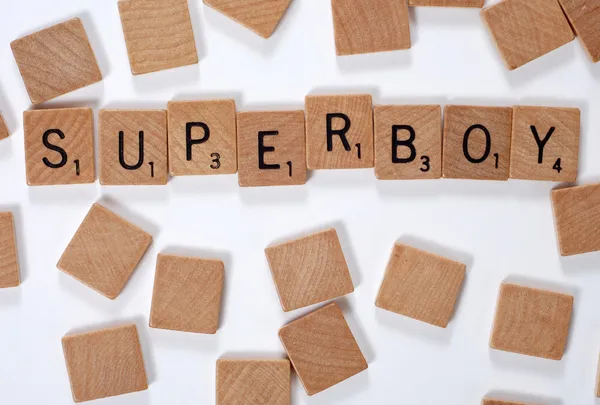 Neue Phrase: Superboy — Stockfoto