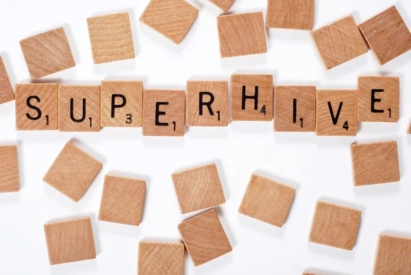 Nueva frase: Superhive — Foto de Stock