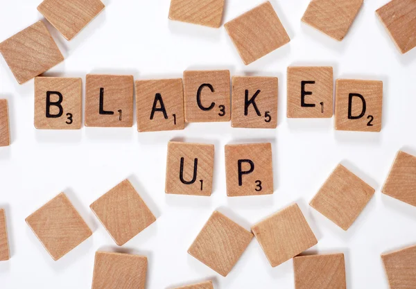 Nueva frase: Blacked Up — Foto de Stock