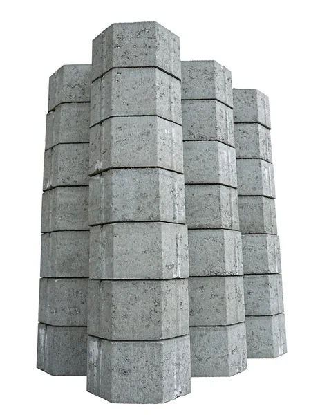 Bloky betonové dlažby — Stock fotografie