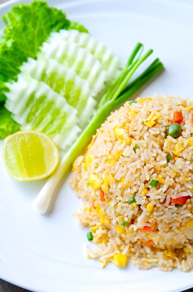 stock image Macro Fried rice thai style