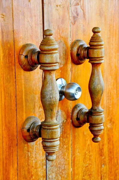 Thai style Handle door — Stock Photo, Image