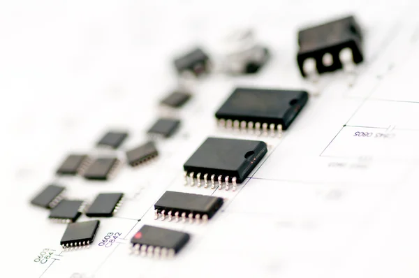 Componente electrónico — Fotografia de Stock