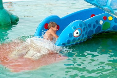 aquapark, çocuk