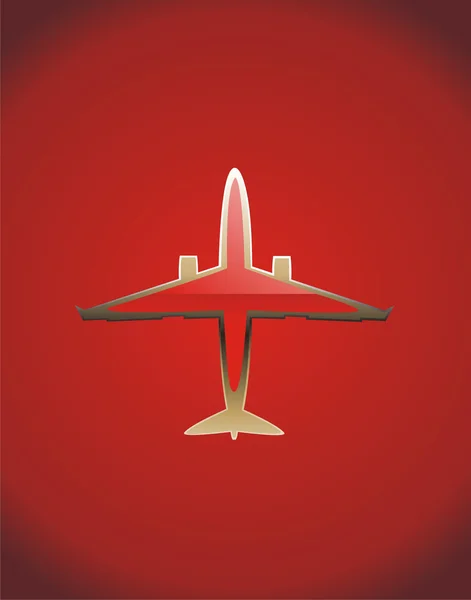 Chant d'avion — Image vectorielle