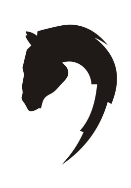 Head of horse clipart