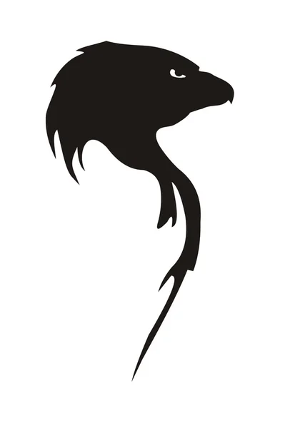 Tête d'oiseau — Image vectorielle