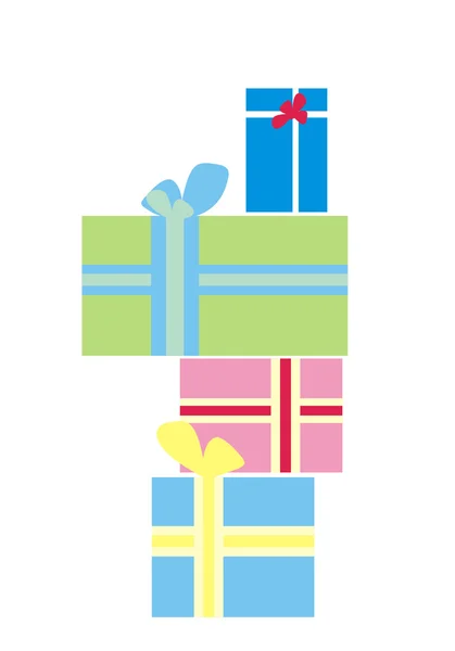Boîtes de cadeau — Image vectorielle