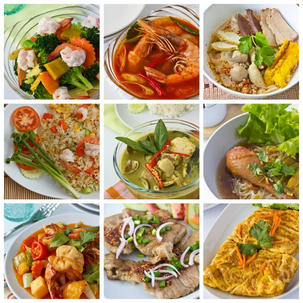 泰国菜 图库照片