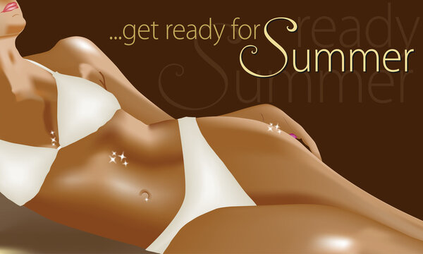 Bikini girl-ready for summer