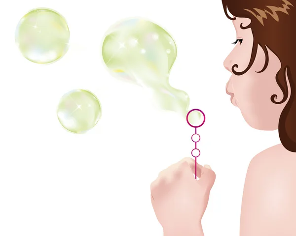 Hacer burbujas 2 — Vector de stock