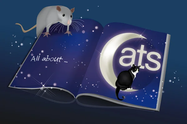 マウスを読む — ストックベクタ