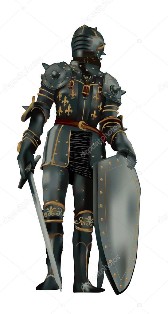 Medieval armor-vector