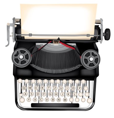 Typewriter clipart