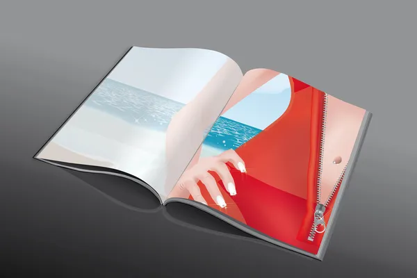 Magazine Zip — Image vectorielle