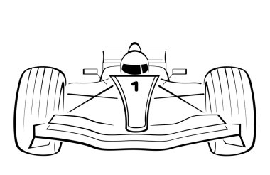 Formula one clipart