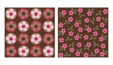 Flowery pattern clipart