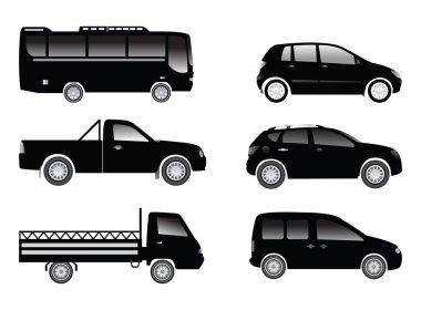 Transportation vehicles clipart