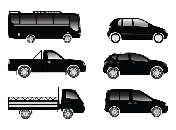 Véhicules de transport — Image vectorielle