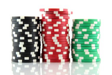casino kumar fişleri yığını
