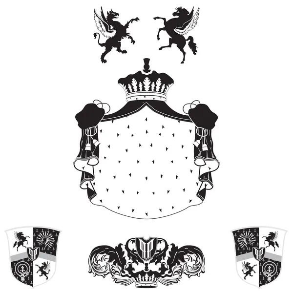 皇家复古框架 — 图库矢量图片