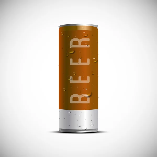 Bouteille de bière vectorielle sur fond blanc — Image vectorielle
