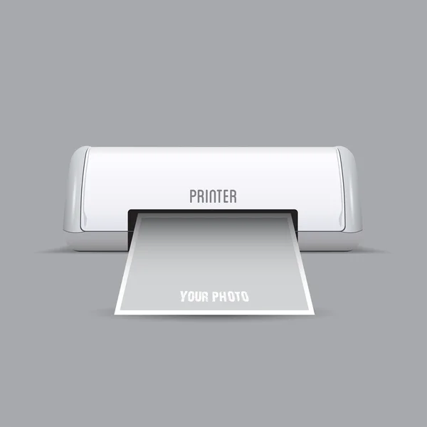 Imprimante, vecteur — Image vectorielle