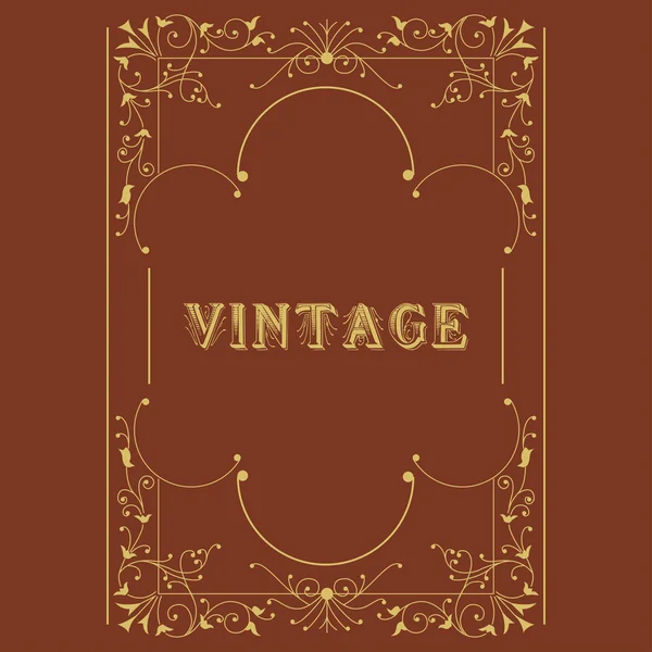 Vektor Vintage Borte — Stockvektor