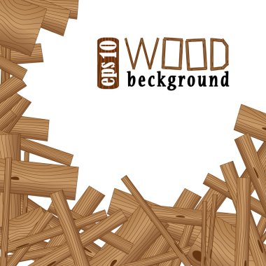 Wooden texture background with place for text clipart