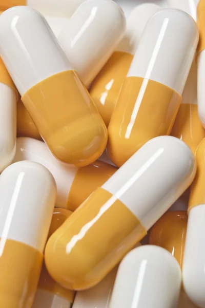 Medical capsules macro — Stock Photo, Image