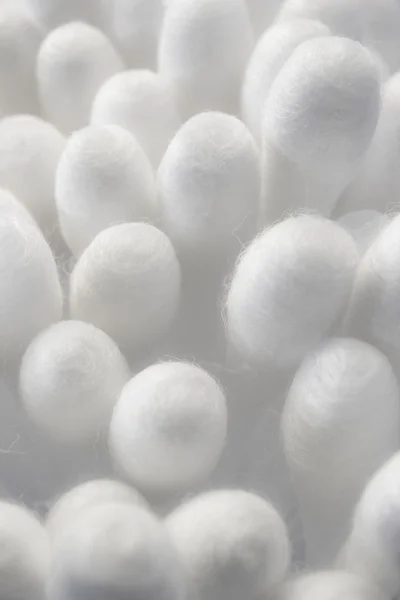 Toallitas de algodón macro — Foto de Stock