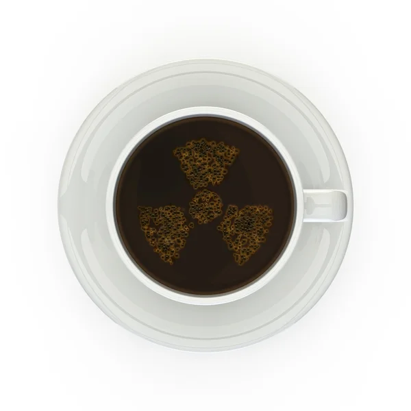 Атомный кофе — стоковое фото