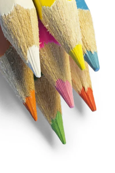 Lápis de cor macro — Fotografia de Stock