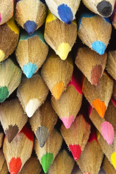 Colore matite macro — Foto Stock
