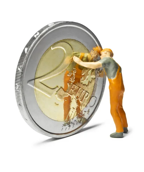 Siłą sprawczą euro — Zdjęcie stockowe