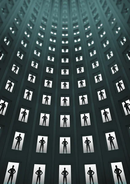 Os observadores. — Fotografia de Stock