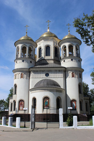 Orthodox church on a sunny day