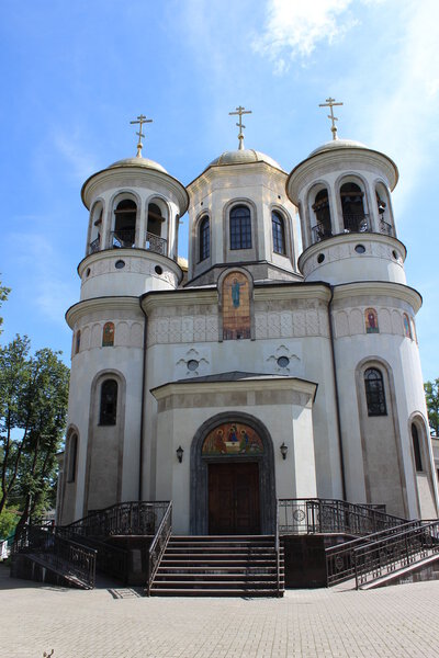 Orthodox church on a sunny day