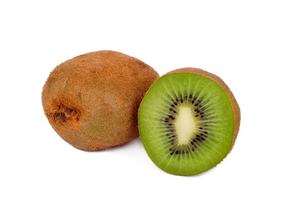 Kiwi vruchten geïsoleerd op witte achtergrond — Stockfoto