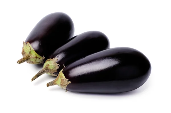 Eggplants isolated on white background Stock Image