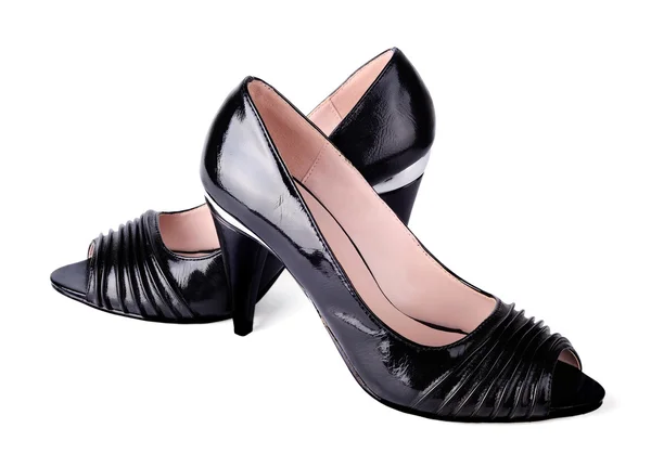 Chaussures noires à talons hauts classiques pour femmes — Photo
