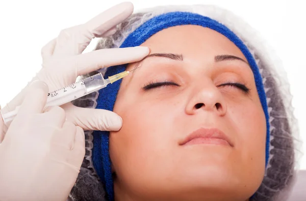 Cosmetic procedure Botox injections — Stock Photo, Image