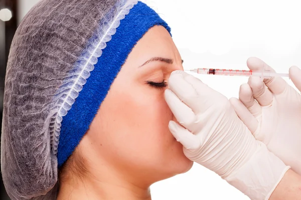 Kosmeettinen menettely Botox-injektiot — kuvapankkivalokuva