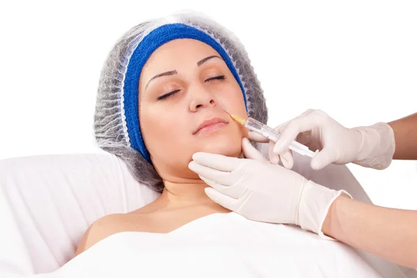 Kozmetikai eljárás Botox injekciók Jogdíjmentes Stock Képek
