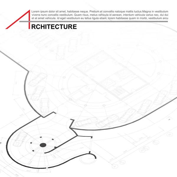 Architekturhintergrund (Vektor) — Stockvektor