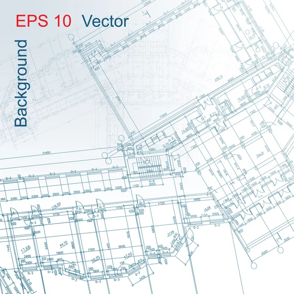 Architecturale achtergrond (vector) — Stockvector