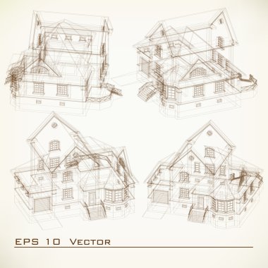 Set of Architectural icons (vector) clipart