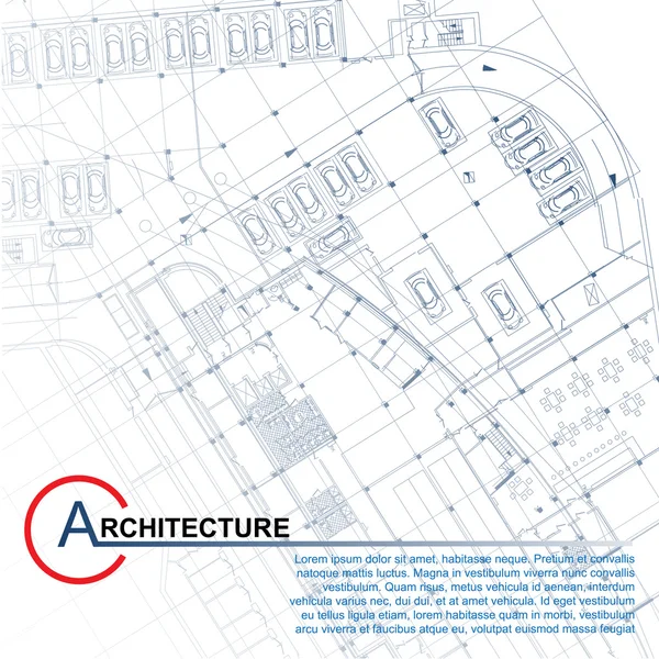 Fondo arquitectónico (vector ) — Archivo Imágenes Vectoriales